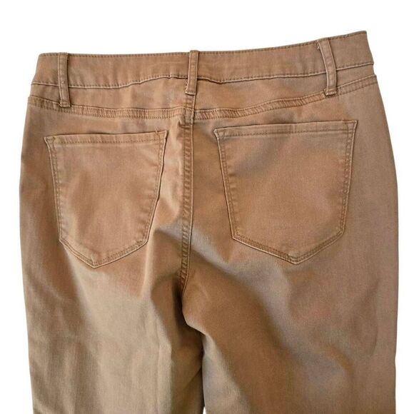 REWASH Brand LA Womens Frayed Cut Off Mid Rise Skinny Jeans Mustard Size 9/29 - Picture 6 of 14